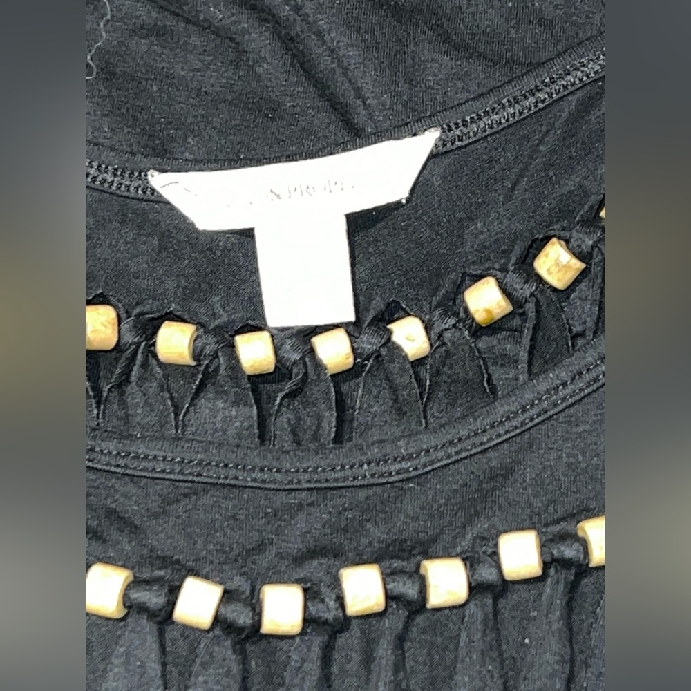Stylish Black Women's Top with Unique Cutout Design - Picture 6 of 6